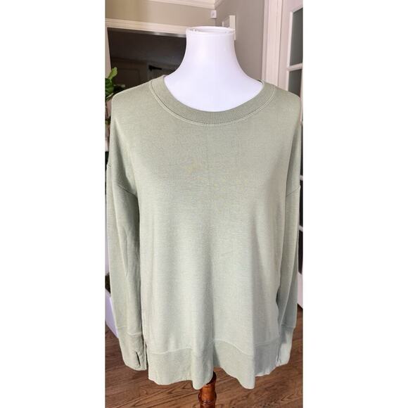 Athleta Tops - Athleta Coaster Luxe Sweatshirt Sage Green Soft Modal Blend Size Small SP Women